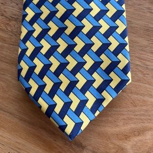 Turnbull & Asser Geometric Tie - British Elegance
